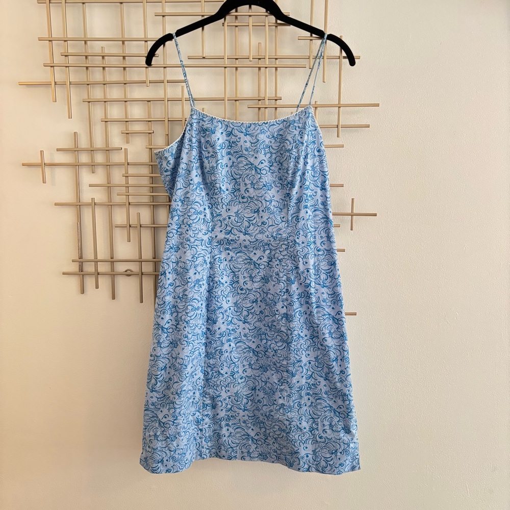 Lilly Pulitzer Blue Floral Dress